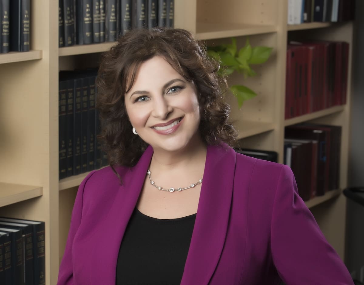 Cleveland and Columbus personal injury attorney Roni Sokol, in her Columbus Ohio office